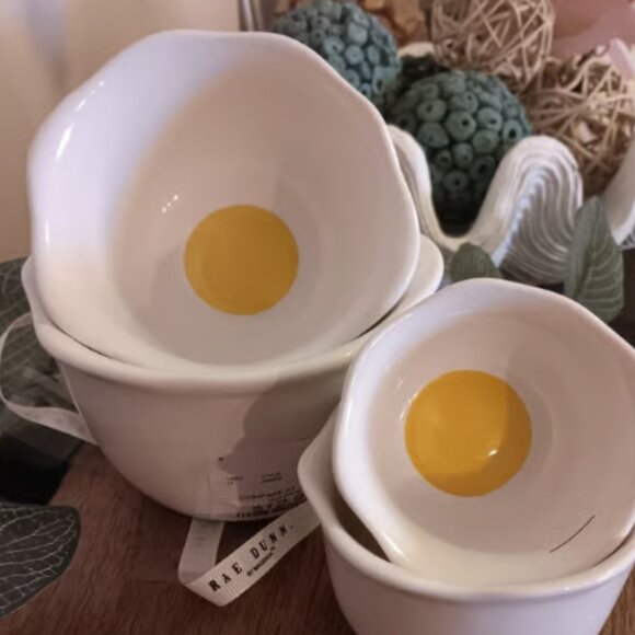 Rae Dunn Egg Measuring Cups - Picture 2 of 2